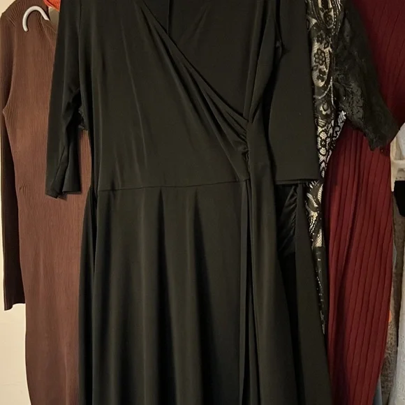 Cute tie around black dress🌸🌸🌸Todays Hot Price🌸🌸🌸😆 - Picture 2 of 5